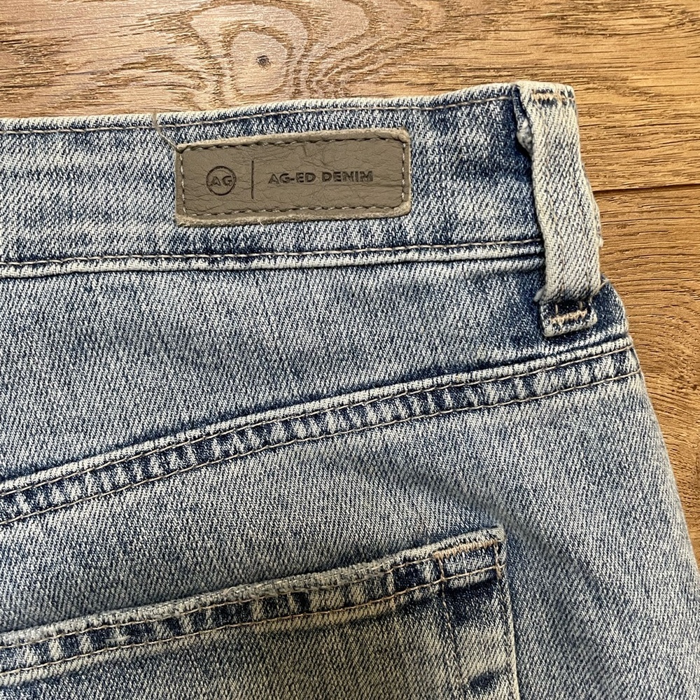 AG Adriano Goldschmied Light Blue high Rise Vintage fit Straight Leg Jeans - Picture 8 of 15